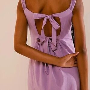 Free People Lilac Candy Mini Dress